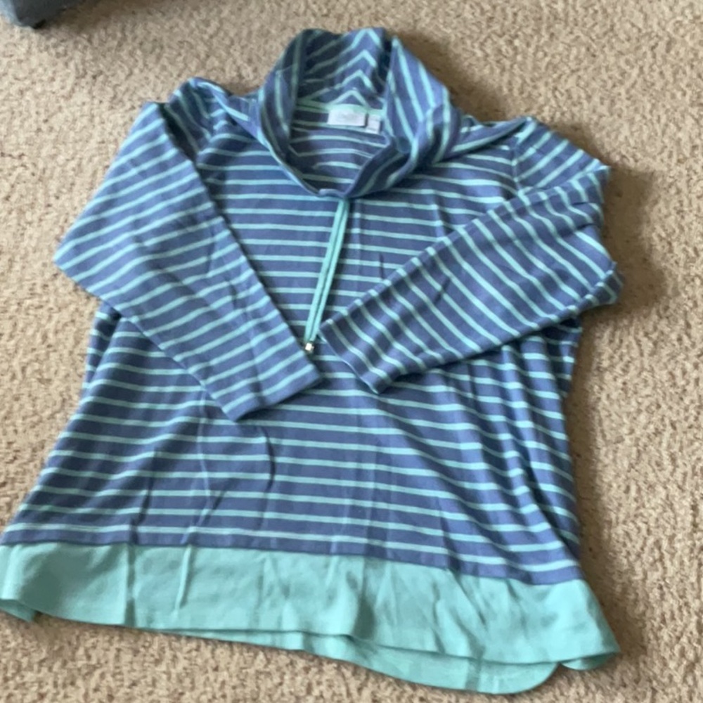Denim & Co Essentials Cowl Neck Long Sleeve 4x